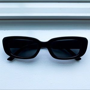 ACRYLIC IRREGULAR FRAME SUNGLASSES